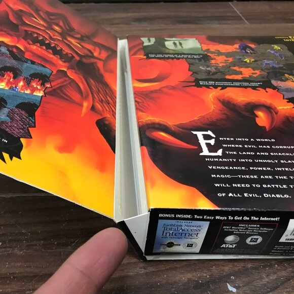 Diablo Big Box 1996 *MISSING MANUAL* PC CD ROM Windows 95 Retro 90's Gaming - Picture 3 of 16